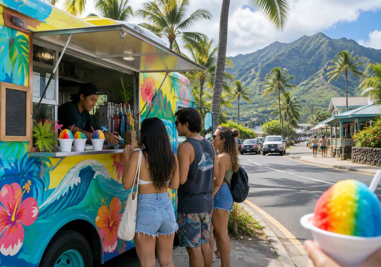 Food trucks & shave ice